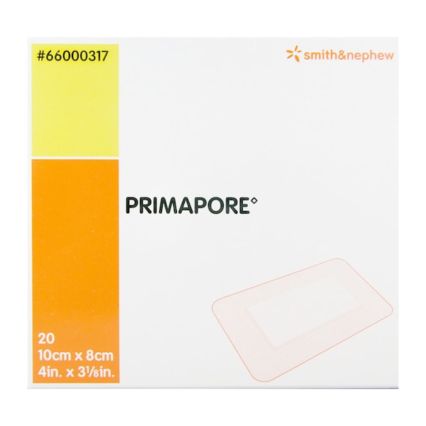 Primapore Adhesive Dressing 3-1/8 X 4 Inch Rectangle Sterile, 20PK 66000317 - main